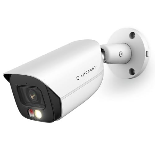 Amcrest 5MP PoE bullet security camera with color night vision