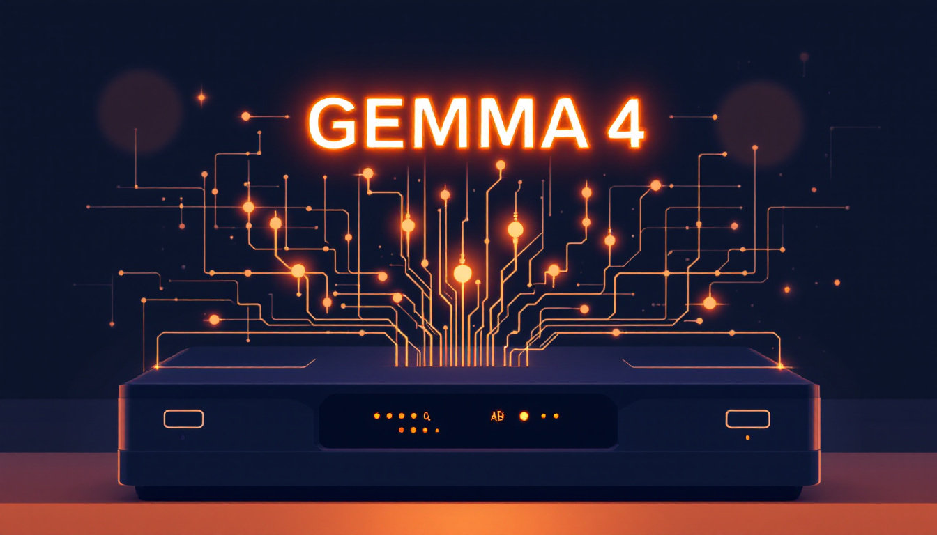 A mini PC running Gemma 4 locally without a discrete GPU